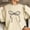 Beige, variant on Luxalzxs Women's Cute Bow Sweatshirt Casual Long Sleeve Crew Neck Sweatshirts Fall Loose Fit Y2K Pullover Tops