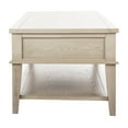 thumbnail image 4 of SAFAVIEH Manelin Rustic Coffee Table with 3 Storage Drawers, White Wash, 4 of 11