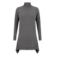 thumbnail image 3 of Comdrip Chandails à Col Roulé pour Femmes, Col Montant, Épaules Tombantes Asymétriques, Chandail à Manches Longues, Hauts pour Femmes, Mode Décontractée, Chandails à Enfiler, Chandails d'Automne pour Femmes 2025, Gris m, 3 of 4