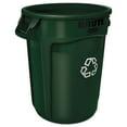 thumbnail image 2 of Rubbermaid Commercial Products Round Brute Container, Plastic, 32 Gallon, Dark Green, 2 of 4