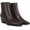 Castagno Brown, variant on Women's Vivian Pointed Toe Ankle Bootie Chalk White 7M