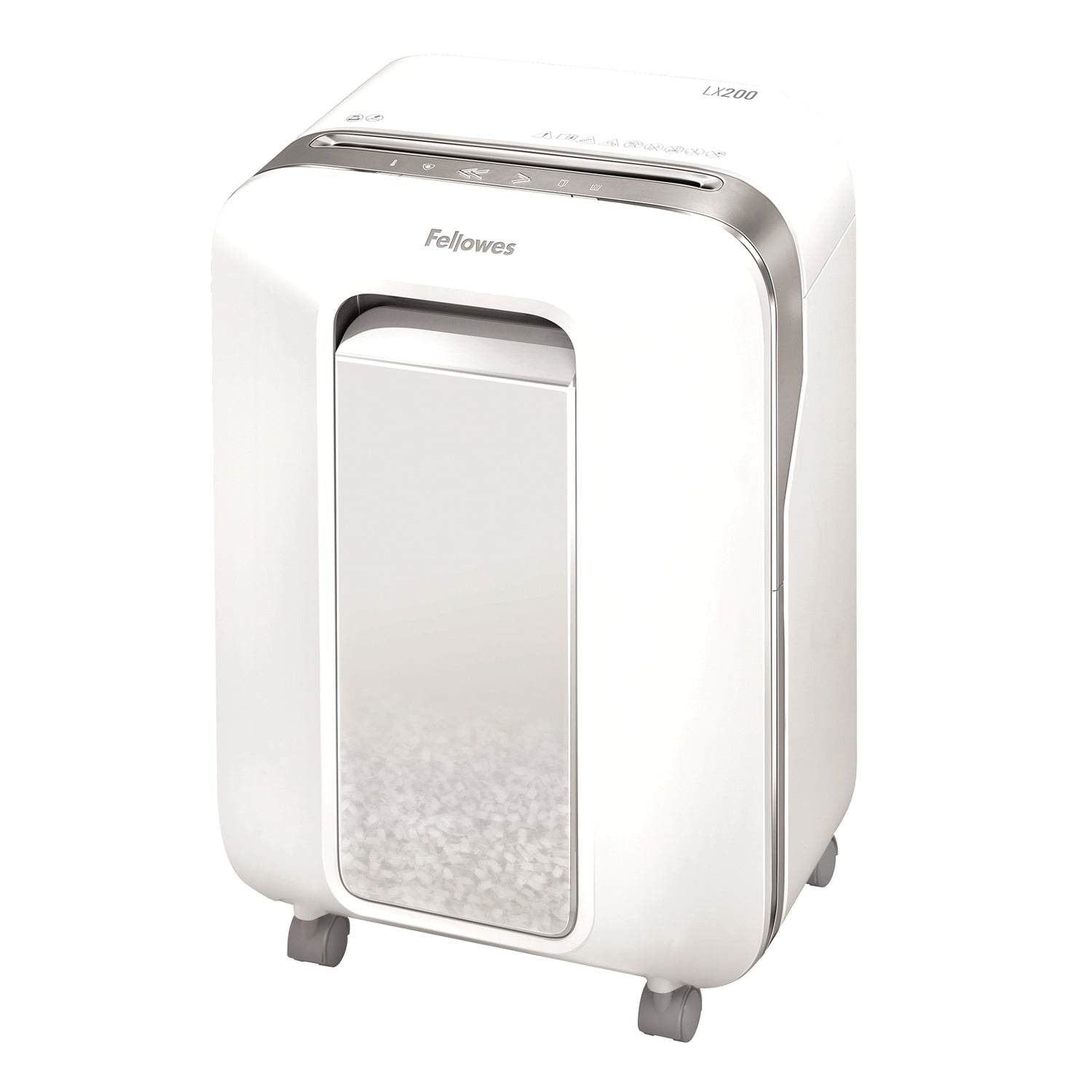 Fellowes Powershred LX200 Micro-Cut Paper Shredder, White