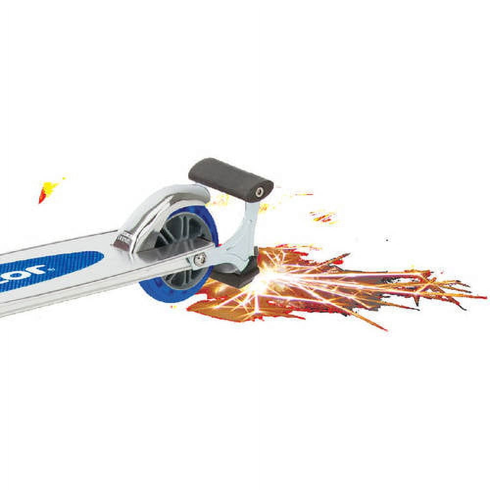 Razor Spark Kick Scooter - Blue, Lightweight Aluminum Frame, Foldable, for Child Ages 5+, Unisex