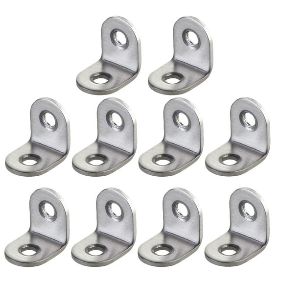 20 Pcs Angle Bracket Screws Sewer 90 Degree Metal Corner