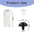 thumbnail image 4 of Coffee Machine Bottom Spring Loaded Stopper Brew Basket For Coffee Makers -fit Models 990117900 990237500, 4 of 5