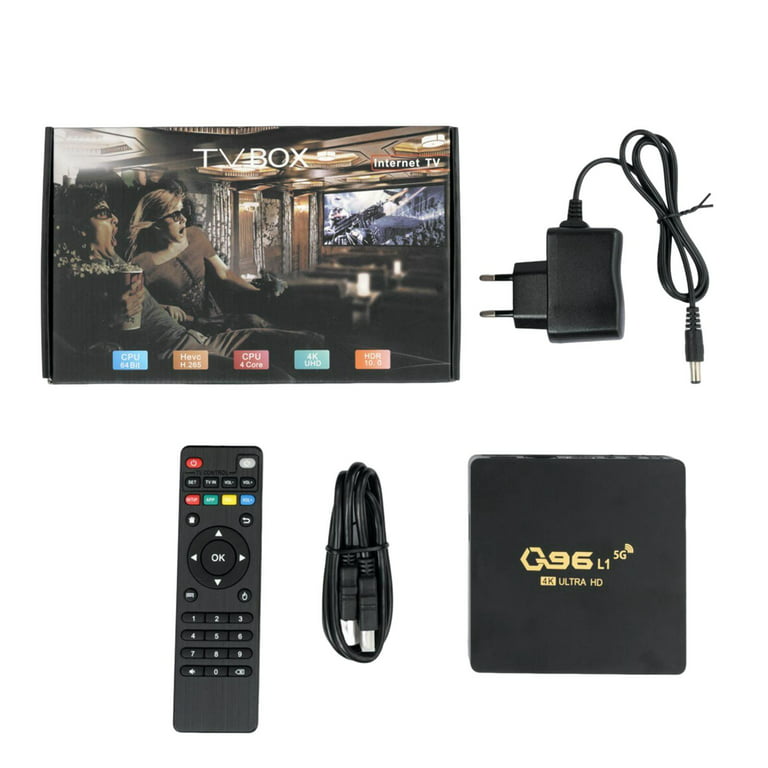TV Box 4K Smart Media Player 8GB Q96 L1 Network TV Set Top Box