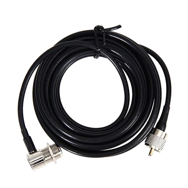 Conectores de Frecuencia Ultraelevada Sunnimix PL259 a Cable de Montaje de Antena Móvil de Radio de Coche Cable PL259 UHF a SO239