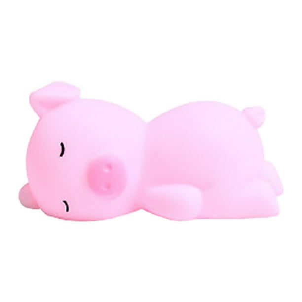 Fiudx Juego de Juguetes de Cerdo, Divertido y Antiestrés, Diseño Colorido y Brillante, Regalo de Broma para Fiestas, Decoración Única para Eventos, Broma y Relajación, Juego de 6 Piezas, Material Seg