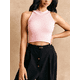 thumbnail image 2 of Blusa Crop Cuello Halter Canale Diseño Elegante y Comodidad, 2 of 5