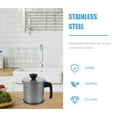 thumbnail image 6 of HEMOTON 1pc Stainless Steel Oil Strainer Pot Grease Container Oil Storage Can Grease Keeper with Strainer and Lid, 6 of 8
