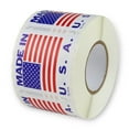 thumbnail image 3 of FindTape Made In Labels [Manufactured in USA]: 2 in. x 2 in. ("Made In U.S.A." printing) 500-labels, 3 of 3