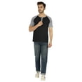 thumbnail image 5 of Inkmeso Short Raglan Sleeve Cotton Lightweight Solid T-Shirts Classic Henley T-Shirt For Mens, 5 of 7