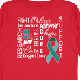 thumbnail image 4 of Inktastic Ovarian Cancer- Together We Will Win Boys or Girls Long Sleeve Toddler T-Shirt, 4 of 5