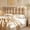 Light Brown, variant on Pinmoco Queen Size Upholstered Headboard with Adjustable Height, Memory Foam Cloud-Shaped Ergonomic Design, Teddy Fleece Beige