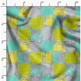 thumbnail image 2 of Soimoi Green Cotton Voile Fabric Abstracts Abstract Print Fabric by the Yard 42 Inch Wide, 2 of 6