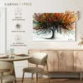 thumbnail image 4 of Elephant Stock Festival Flavour Tree Wall Art - Horizontal Canvas Wall Art - Living Room Wall Decor - Floral And Botanical Canvas - White And Black Decor By Ashvin Harrison - 51" x 34", 4 of 4