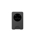 thumbnail image 2 of Cartera PopSockets con cara de gato, arcoíris, negra, para MagSafe, 2 of 6