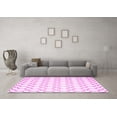 thumbnail image 3 of Ahgly Company Indoor Square Trellis Pink Contemporary Area Rugs, 4' Square, 3 of 4