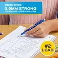 thumbnail image 4 of Paper Mate Mechanical Pencils, Write Bros. Strong #2 Pencil for Less Lead Breakage, 0.9 mm, 12 Count, 4 of 6