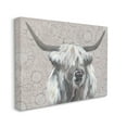 thumbnail image 3 of Stupell Industries Gazing Highland Cattle Sunflower Pattern Painting Gallery Wrapped Canvas Print Wall Art, Design by Michele Norman, 3 of 7