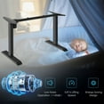 thumbnail image 4 of Gymax Electric Sit to Stand Adjustable Desk Frame w/ Button Controller Black, 4 of 9