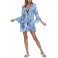 thumbnail image 3 of Raviya Womens Plus Tie-Dye Kimono Cover-Up, 3 of 4
