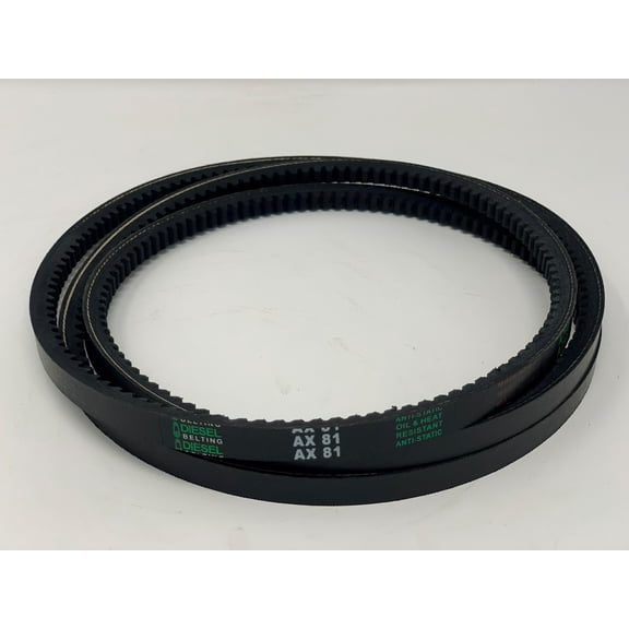 AX81 Classic Cogged V-Belt 1/2 x 83in Outside Circumference