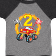 thumbnail image 4 of Inktastic Monster Truck 2nd birthday Boys or Girls Baby Bodysuit, 4 of 5