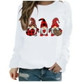 thumbnail image 2 of Brilliant Women's Casual Valentine's Day Heart Lulusi Print Round Neck Sweatshirt, 2 of 3
