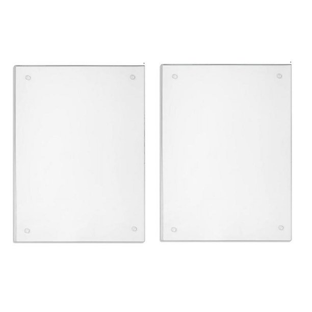 2 piezas de tablas de cortar acrílicas para mostrador al aire libre, tabla de cortar acrílica, tabla de cortar transparente