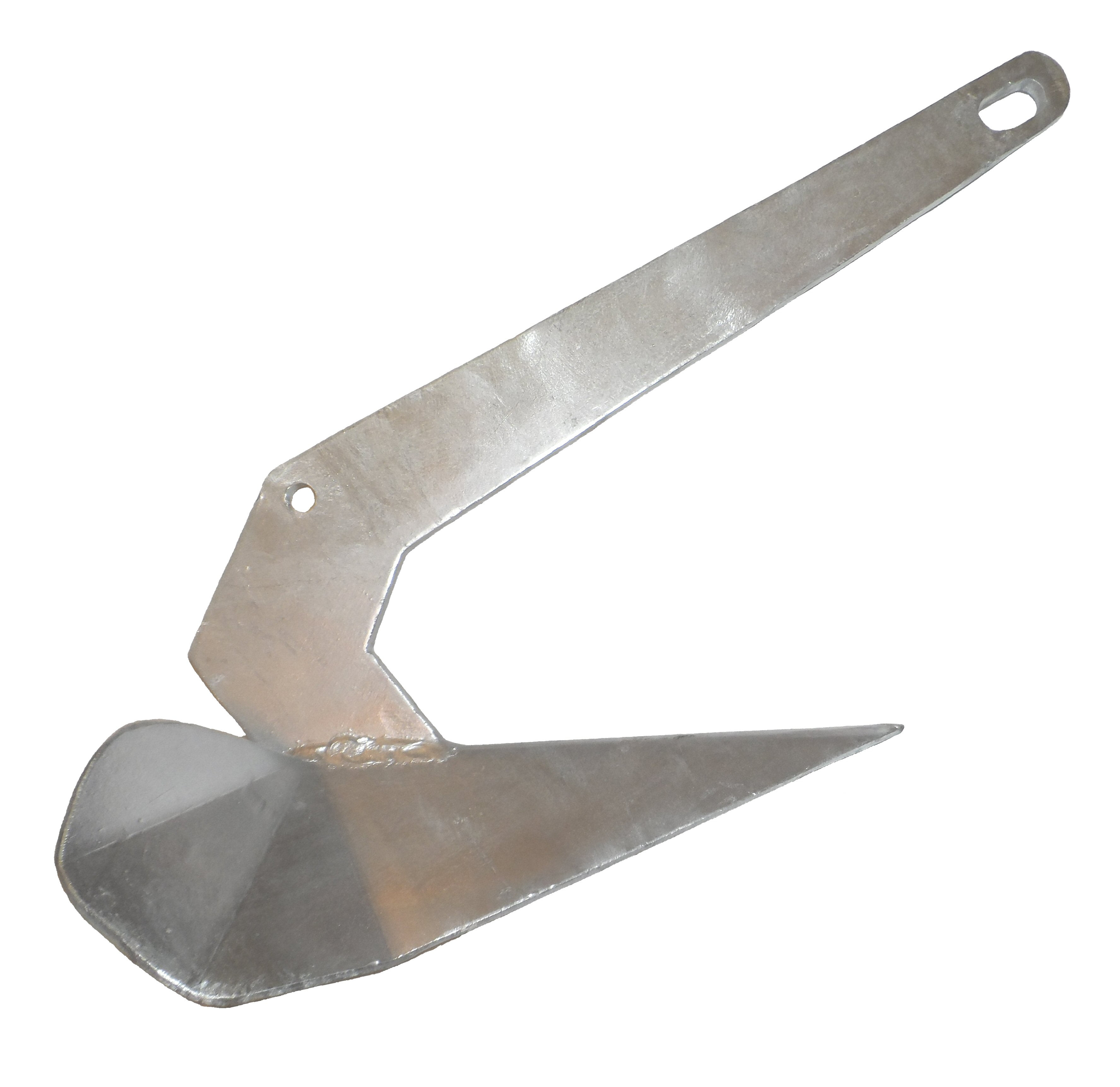 11 lb (5 kg) Galvanized Delta Style ANCHOR FOR 15' 28' BOAT