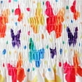 thumbnail image 4 of Qudderr Robe à Bretelles Spaghetti pour Bébé Fille Sans Manches Été Décontractée Robe d'Été Imprimée en Coton pour 1-5 Ans, 4 of 9
