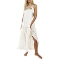 thumbnail image 1 of Vestido general utcoco bordado con cordones de verano para mujer, 1 of 7