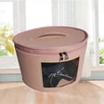 thumbnail image 2 of Hat Box Organizer Round Travel Hat Boxes Foldable Hat Storage Bag With Dustproof Lid Large Hat Stor Cy Hy, 2 of 5