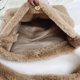 thumbnail image 1 of Bolsa Moda mujer lindo felpa gran capacidad para otoño invierno (caqui) Likrtyny Para Estrenar, 1 of 1
