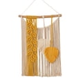 thumbnail image 1 of GUOOL Macrame Wall Hanging Chic Handmade Craft Decorative Ornament Tassels for Yellow, 1 of 9