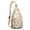 Beige-23, variant on Modern Farmhouse Sling Backpack - Rustic Floral Bloom Design, Compact Lightweight Travel Essential