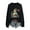 Black, variant on Christmas Sweaters For Women Santa Graphic Knit Long Sleeve Round Neck Pullover Fashion Clothes 2026