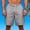 Gray, variant on Afuyipoi Men’s Outdoor Cargo Shorts, Snap-Button Pockets Elastic Waist Work & Utility Shorts Gray Size L