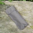 thumbnail image 2 of Bolsa de estacas para tienda de campaña al aire libre, bolso de mano, funda ligera, bolsa con clavijas para tienda, bolso de mano para líneas de ropa, Gris 30cm, 2 of 8
