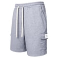 thumbnail image 3 of Mens Shorts Man Fashion Leisure Solid Multiple Pockets Draw Rope Five Quarter Pants, 3 of 5