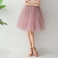 thumbnail image 2 of Womens Tutu Skirt Ballet Tulle Skirts - Layered Tulle Ballet Skirts Prom Party Skirt Elastic Tulle Tutu Skirts Women's Girls Party Favor Dance Tulle Skirts Tulle Tutu Skirts Party Festival Carnival, 2 of 5