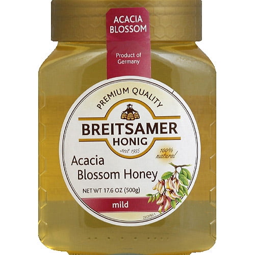 Breitsamer Honig Mild Acacia Blossom Honey, 17.6 oz, (Pack of 6) by Generic