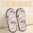 thumbnail image 2 of Balery Funny Chicken Pantuflas de Casa de Felpa Silenciosas con Diseño Estampado, Zapatillas Cómodas Antideslizantes de Algodón para Interior-Medium, 2 of 8