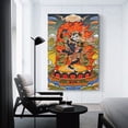 thumbnail image 3 of Póster de pintura tibetana Thangka de Seng Ge'i GDong Chan, arte de pared, pintura, póster, impresión en lienzo, obras de arte, decoración para dormitorio y sala de estar, 40 x 60 cm, 3 of 6