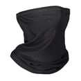 thumbnail image 4 of S SERENABLE Bandana Scarf Face Cover with Ear Hanging Polyester Windproof Protection for Party, Raves Comfortable Black, 4 of 9