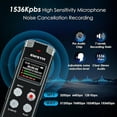 thumbnail image 3 of 128GB Digital Voice Recorder Voice Activated Recorder with Playback - Upgraded Tape Recorder for Lectures, Meetings, Interviews, Audio Recorder USB Charge, MP3, 3 of 7