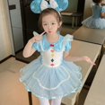 thumbnail image 3 of Ropa para niños Traje de ballet para niñas Ropa de entrenamiento Ropa de baile para niños Ropa de actuación de malla Vestido de princesa, 3 of 5