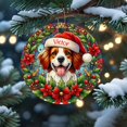 thumbnail image 6 of Personalized Brittany Spaniel Stained Glass Style Ornaments, Brittany Spaniel Lovers Ornament, Customized Name Brittany Spaniel Ornament for Xmas 2025, Keepsake Gift for Friends Family Dog Lover, 6 of 7