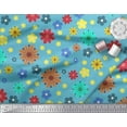 thumbnail image 3 of Soimoi Tissu en Poly Georgette Imprimé Fleurs Colorées par Yard 52 Pouces de Large, 3 of 3